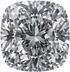 Cushion cut diamond